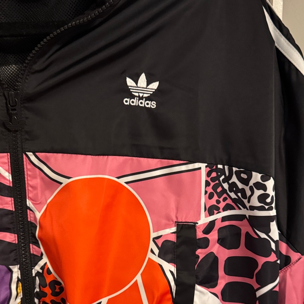 Adidas Women's Colorful Graphic Bomber Jacket - Picture 3 of 5